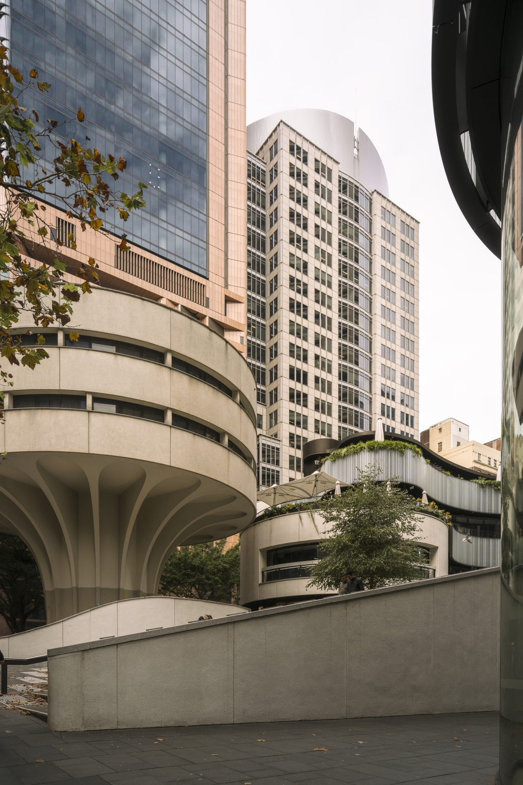 Western aspect of the building's exterior on 60 Castlereagh Street Sydney.